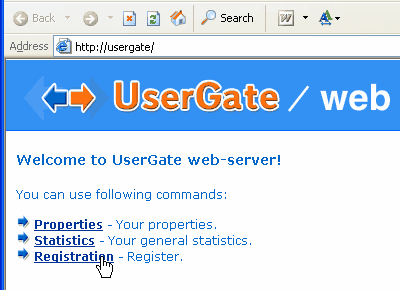 UserGate web server